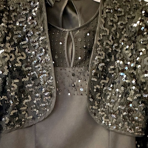 Women’s Spense Black 2 Piece Sequin Dress - Size 10 - NWT - Picture 6 of 8